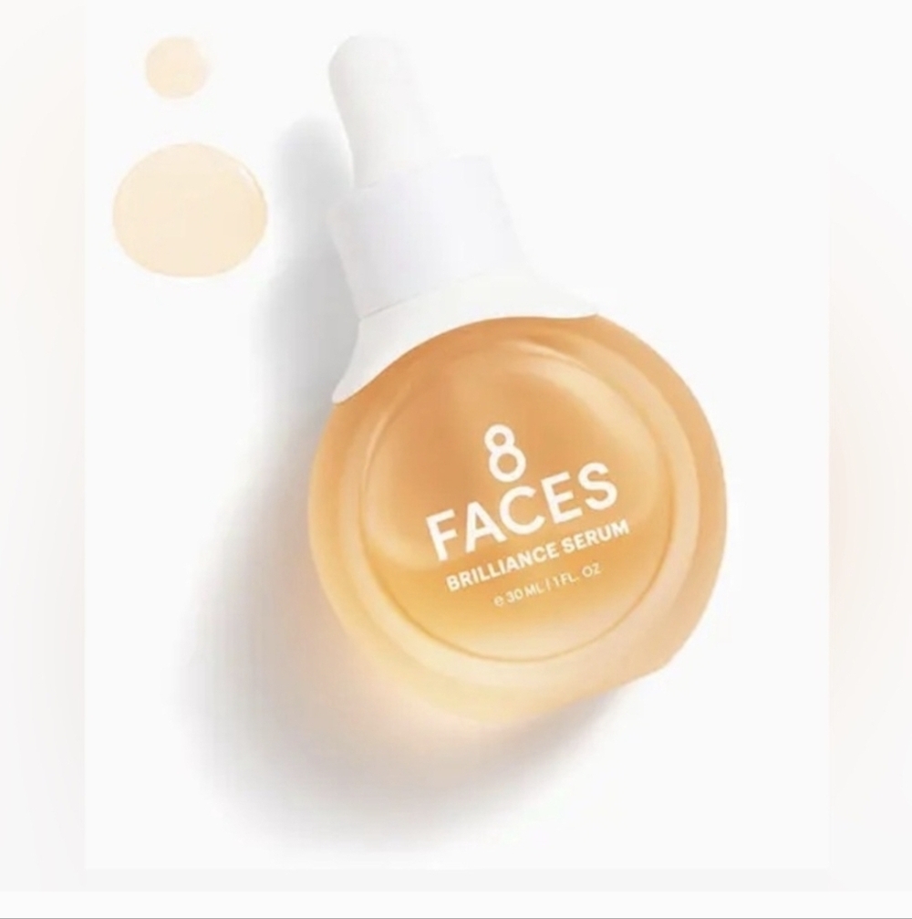 8 Faces Brilliance Serum • Skin Brightening Vitamin C Oil • 1 oz • New Sealed